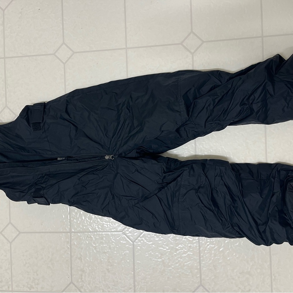 Youth Black Snow Bibs